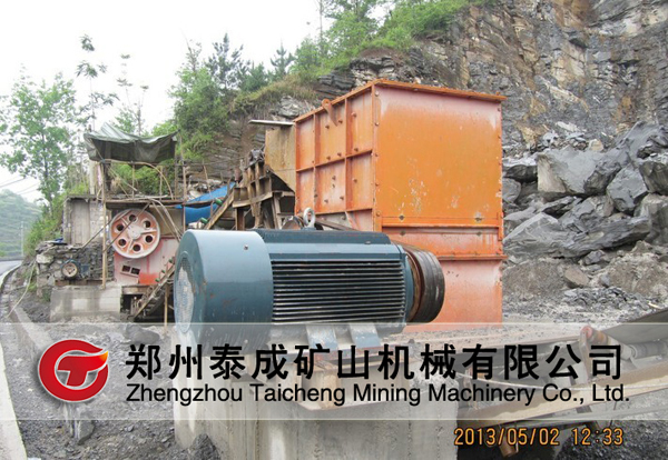 箱式破碎機大型石料生產線現(xiàn)場
